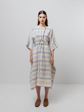 Emin & Paul STRIPE RELAXED TIE WAIST DRESS
