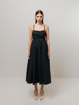 Emin & Paul Tie Front Dress [Black]