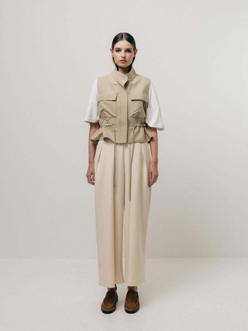 Emin & Paul UTILITY VEST [BEIGE]