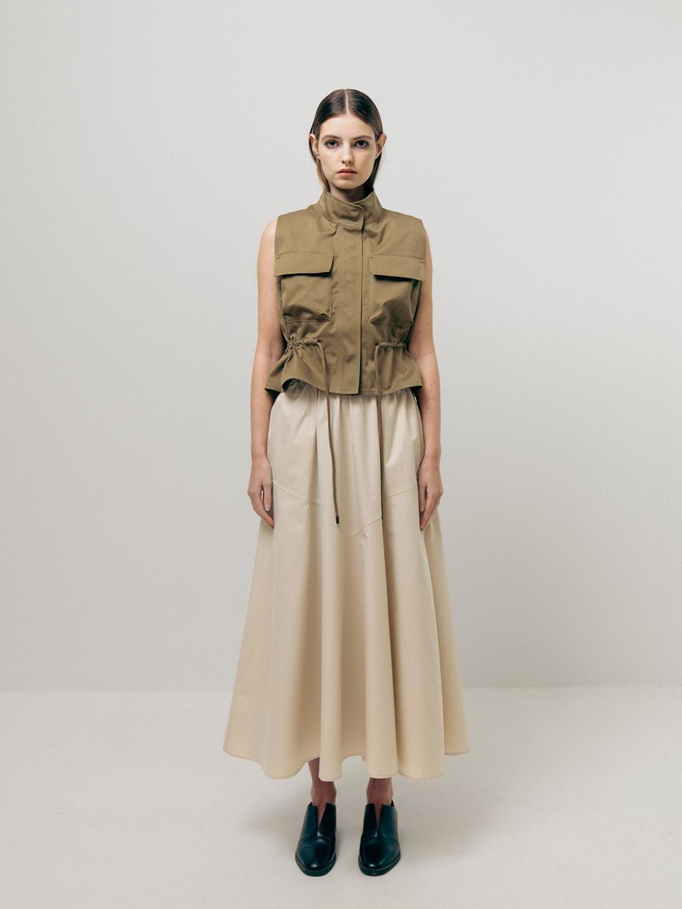 Emin & Paul Utility Vest [Khaki]