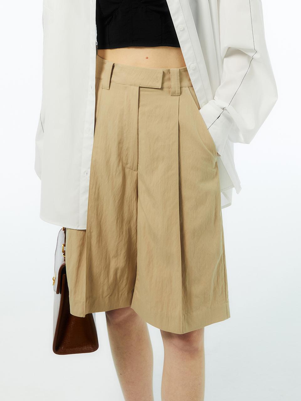 emkm Bermuda Pants_BEIGE