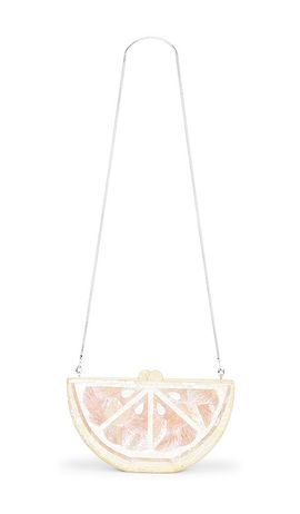 Emm Kuo Emm Kuo Bora Bora Fruit Slice Evening Clutch