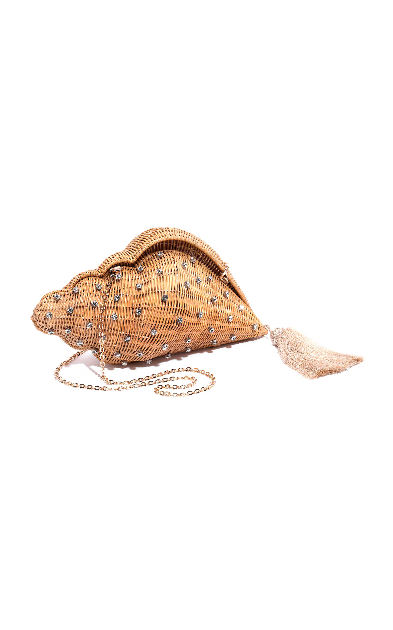 Emm Kuo Emm Kuo Shellona Wicker Clutch