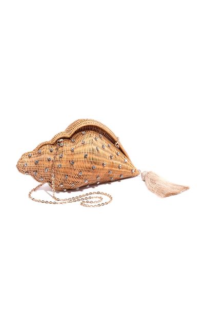 Emm Kuo Emm Kuo Shellona Wicker Clutch