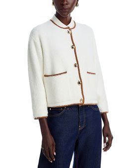 Emme Emme Boucle Crewneck Cardigan