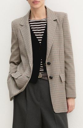 Emme Emme Check Two-Button Blazer