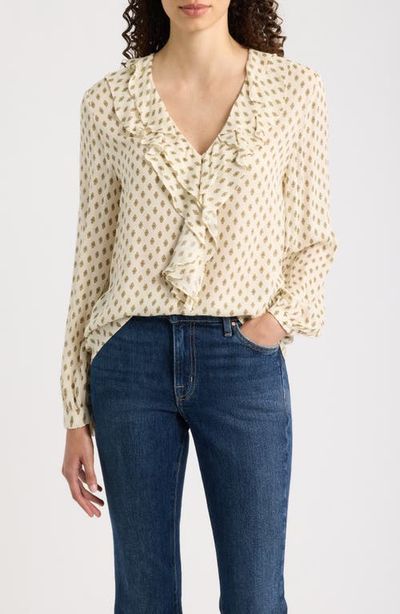 Emme Emme Donare Ruffle V-Neck Top