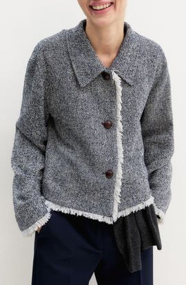 Emme Emme Emmgettito Fringed Basketweave Jacket