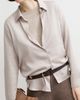 Emme Emme Emmlira Crinkled Hammered Satin Shirt - 5