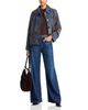 Emme Emme Faded Jacquard Denim Jacket - 2