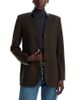 Emme Emme Flannel Collarless Blazer - 1