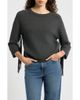 Emme Emme Fringe Sleeve Crewneck Sweater - 1