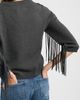 Emme Emme Fringe Sleeve Crewneck Sweater - 4