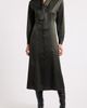 Emme Emme Grado Crepe Satin Long Sleeve Dress - 1