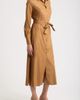 Emme Emme Long Sleeve Belted Midi Shirtdress - 3