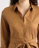 Emme Emme Long Sleeve Belted Midi Shirtdress - 4