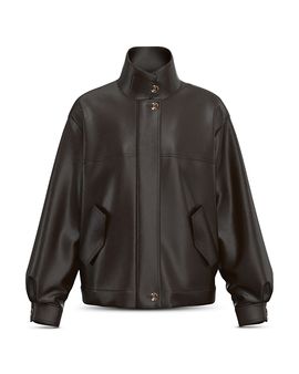 Emme Emme Oversized Coated Bomber Jacket