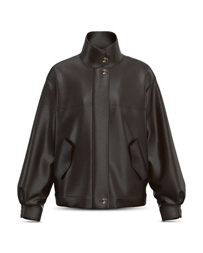 Emme Emme Oversized Coated Bomber Jacket
