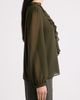 Emme Emme Ruffled V-Neck Georgette Top - 3