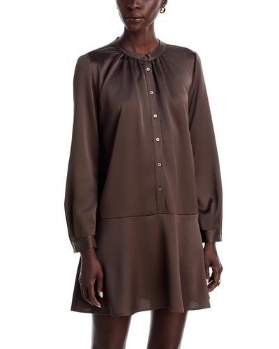 Emme Emme Satin Crepe Drop Waist Dress