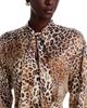 Emme Emme Satin Tie Neck Shirtdress - 3