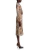 Emme Emme Satin Tie Neck Shirtdress - 5