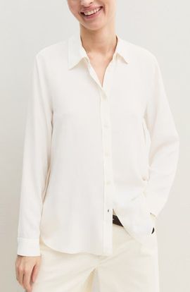 Emme Emme Silk Blend Long Sleeve Shirt