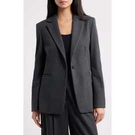 Emme Emme Single Breasted Jersey Blazer