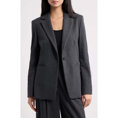 Emme Emme Single Breasted Jersey Blazer