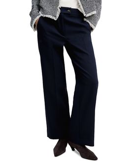 Emme Emme Straight Fit Stretch Trousers