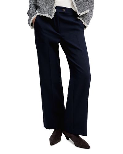 Emme Emme Straight Fit Stretch Trousers