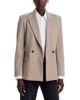 Emme Emme Stretch Boucle Jersey Double Breasted Blazer - 1