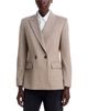 Emme Emme Stretch Boucle Jersey Double Breasted Blazer - 3
