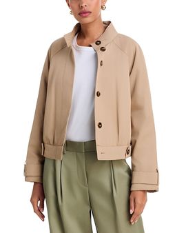 Emme Emme Water Repellent Gabardine Trench Coat