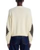 Emme Emme Wool Blend Whipstitched Argyle Sweater - 3