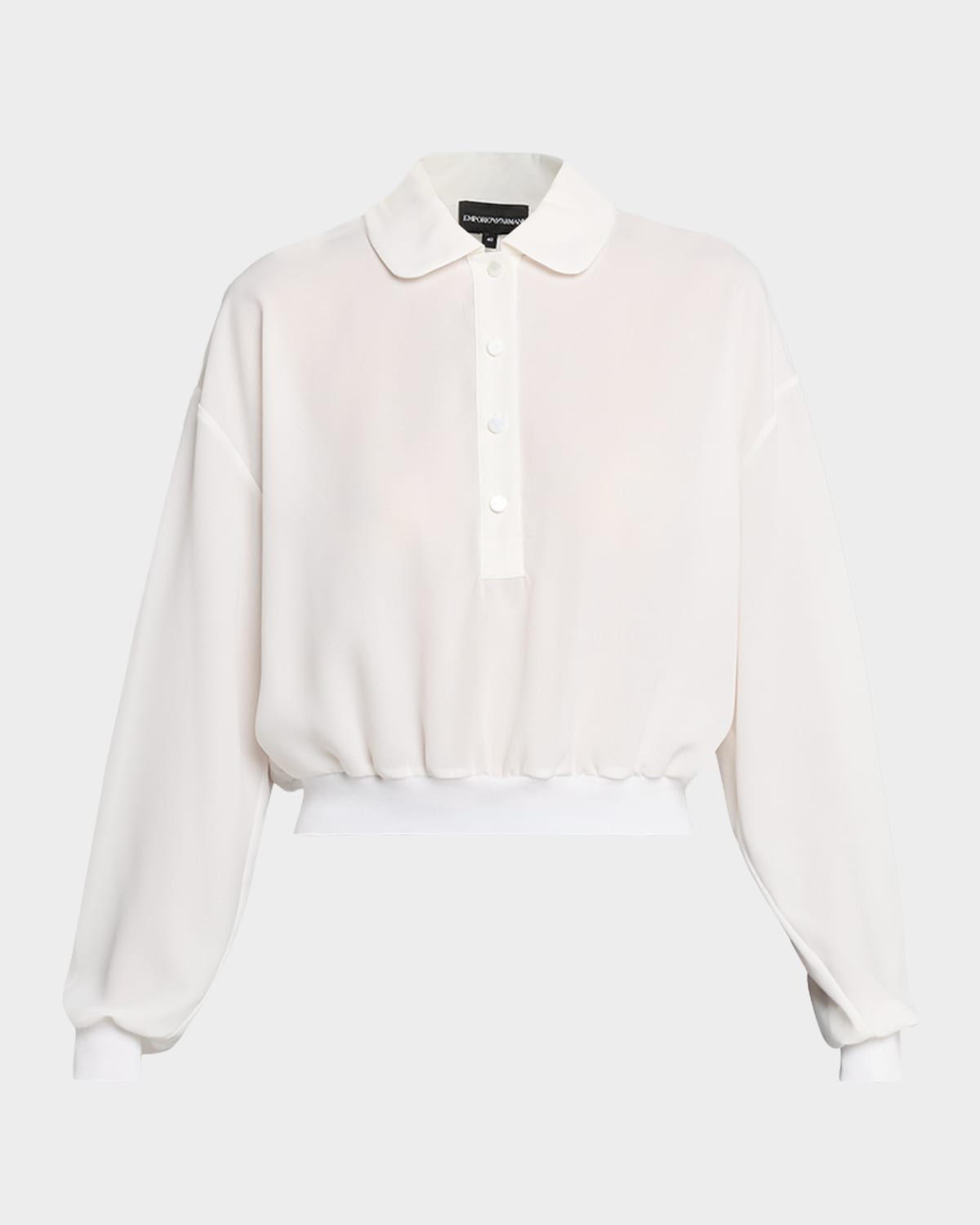 Emporio Armani Button-Down Cotton Blouse