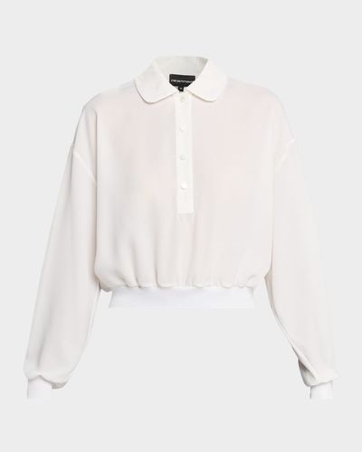 Emporio Armani Button-Down Cotton Blouse