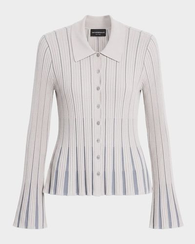 Emporio Armani Button-Front Knit Cardigan