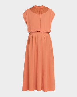 Emporio Armani Cap-Sleeve Knit Midi Dress