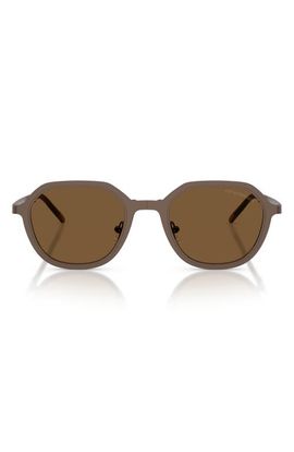 Emporio Armani Emporio Armani 51mm Round Sunglasses
