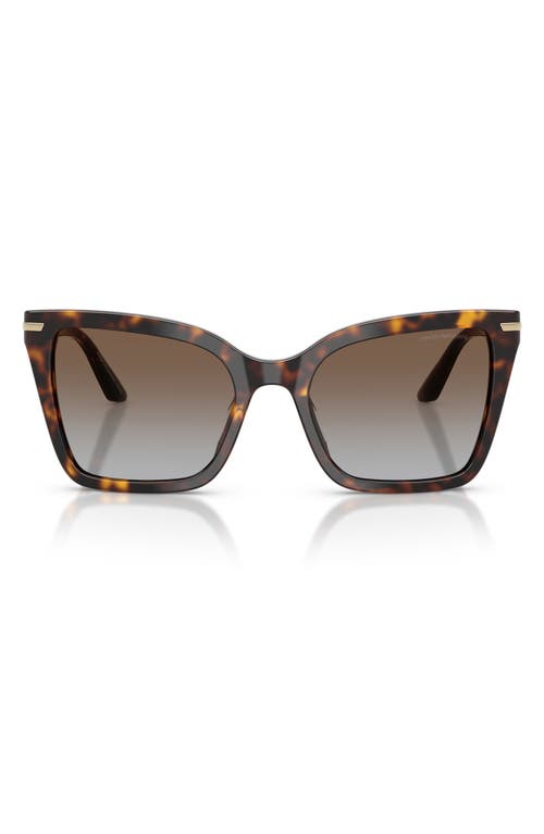 Emporio Armani Emporio Armani 53mm Gradient Square Sunglasses