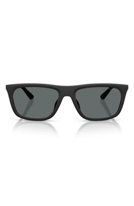 Emporio Armani Emporio Armani 57mm Polarized Pillow Sunglasses