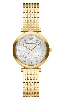 Emporio Armani Emporio Armani Archelia Mother-of-Pearl Bracelet Watch, 32mm