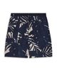 Emporio Armani Emporio Armani Bermuda Palm Leaf Linen Blend Shorts - 3