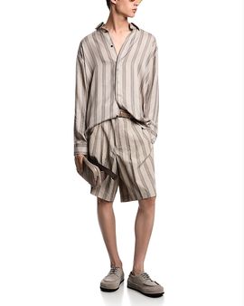 Emporio Armani Emporio Armani Bermuda Regular Fit Stripe Shorts