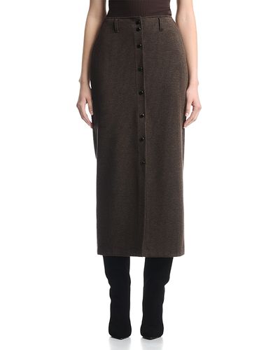 Emporio Armani Emporio Armani Button Front Midi Skirt