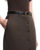 Emporio Armani Emporio Armani Button Front Midi Skirt - 5