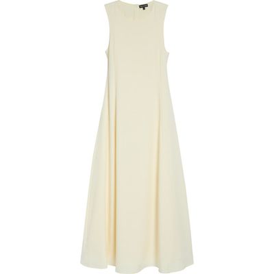 Emporio Armani Emporio Armani Cady Scoop Neck Midi Dress