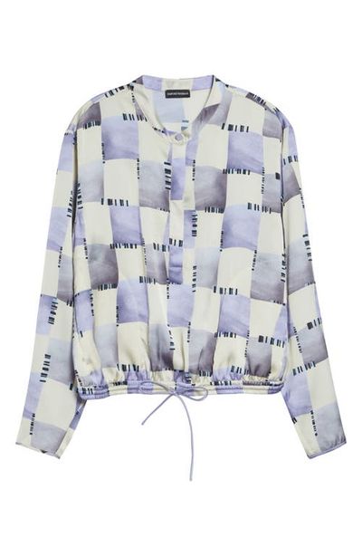 Emporio Armani Emporio Armani Check Satin Top