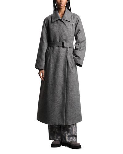 Emporio Armani Emporio Armani Chevron Belted Coat